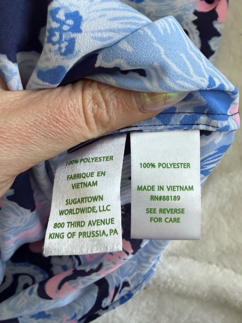 EUC Lilly Pulitzer Langston blouse - Picture 5 of 5